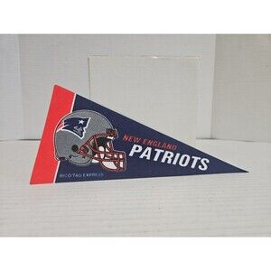New England Patriots NFL Football Mini Pennant 9"x4” Felt Banner Flag